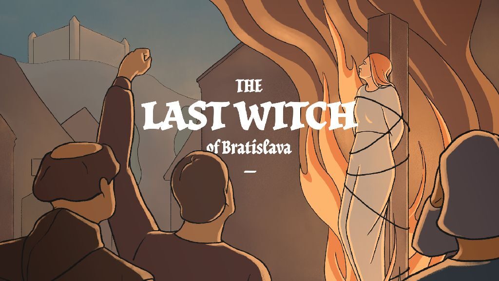 The last witch of Bratislava puzzle hunt game poster